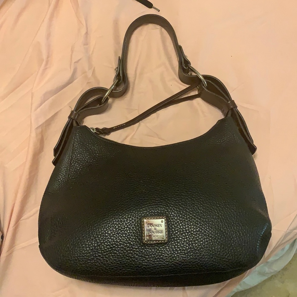 Dooney & Bourke black pebble shoulder bag